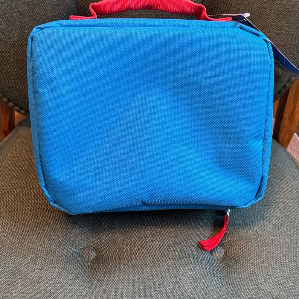 NWT Marvel Comics Spiderman Backpack lunch tote bag zippered travel set
